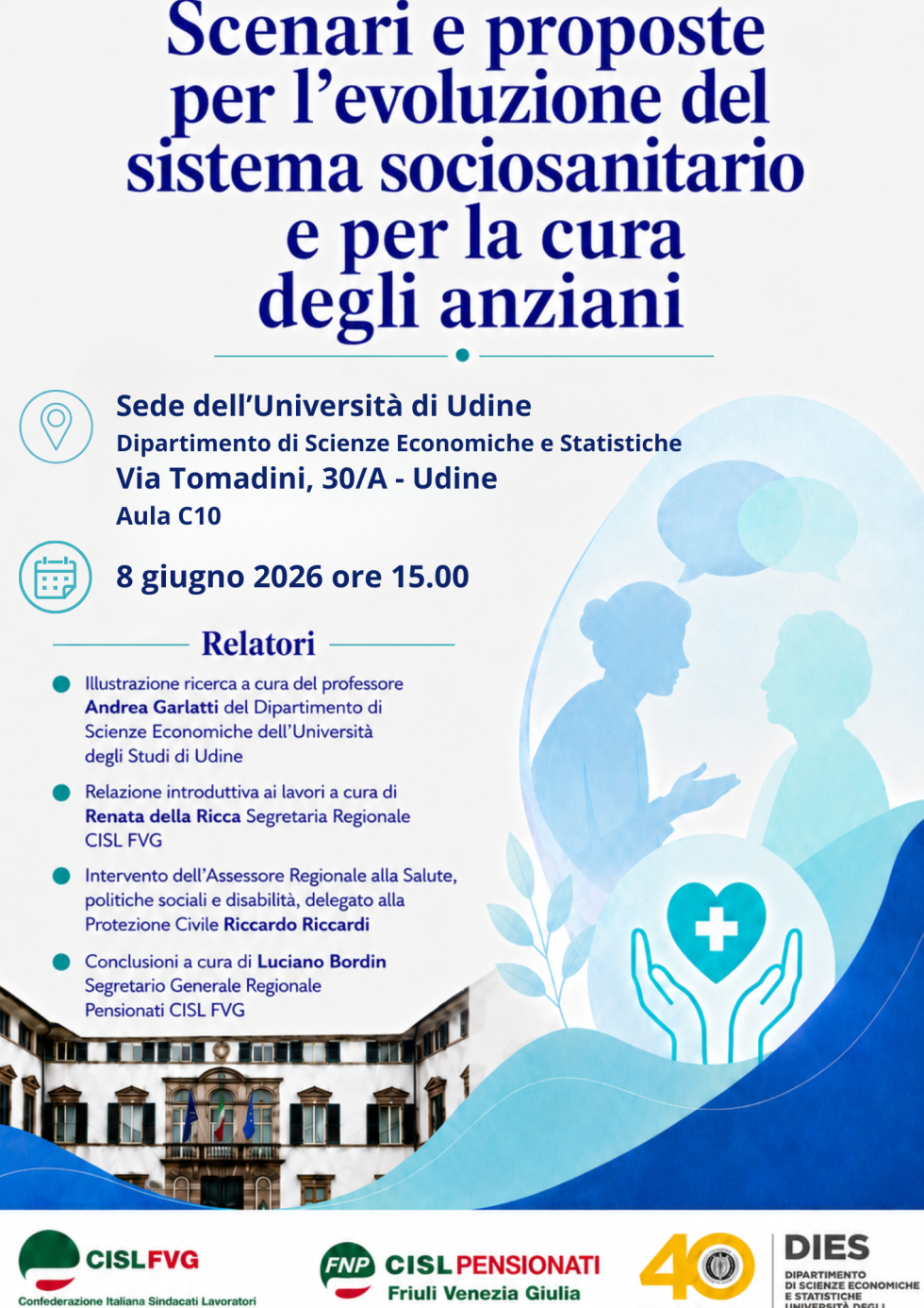 Scenari e proposte per l'evoluzione del sistema socio sanitario  e per la cura degli anziani